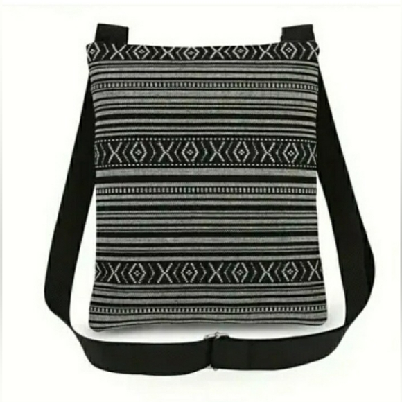 Adorable Cat on Bookshelf print mini cross body bag, NWT - Picture 2 of 2